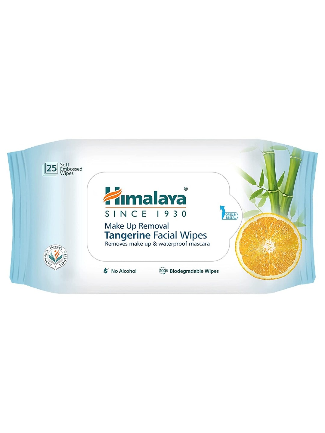 

Himalaya Make Up Removal Tangerine Facial Wipes - 25 Pcs, White