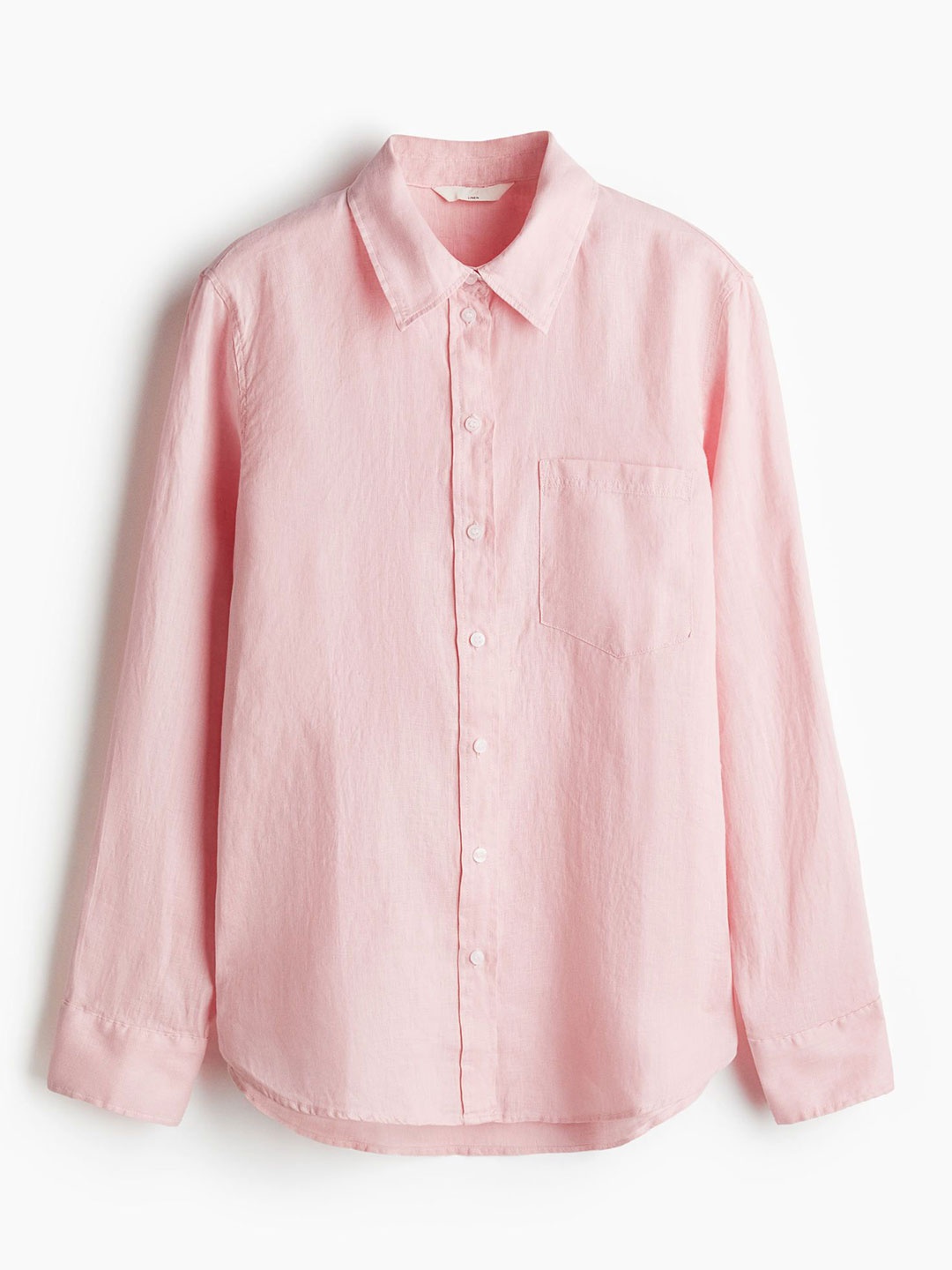 

H&M Linen Shirt, Pink