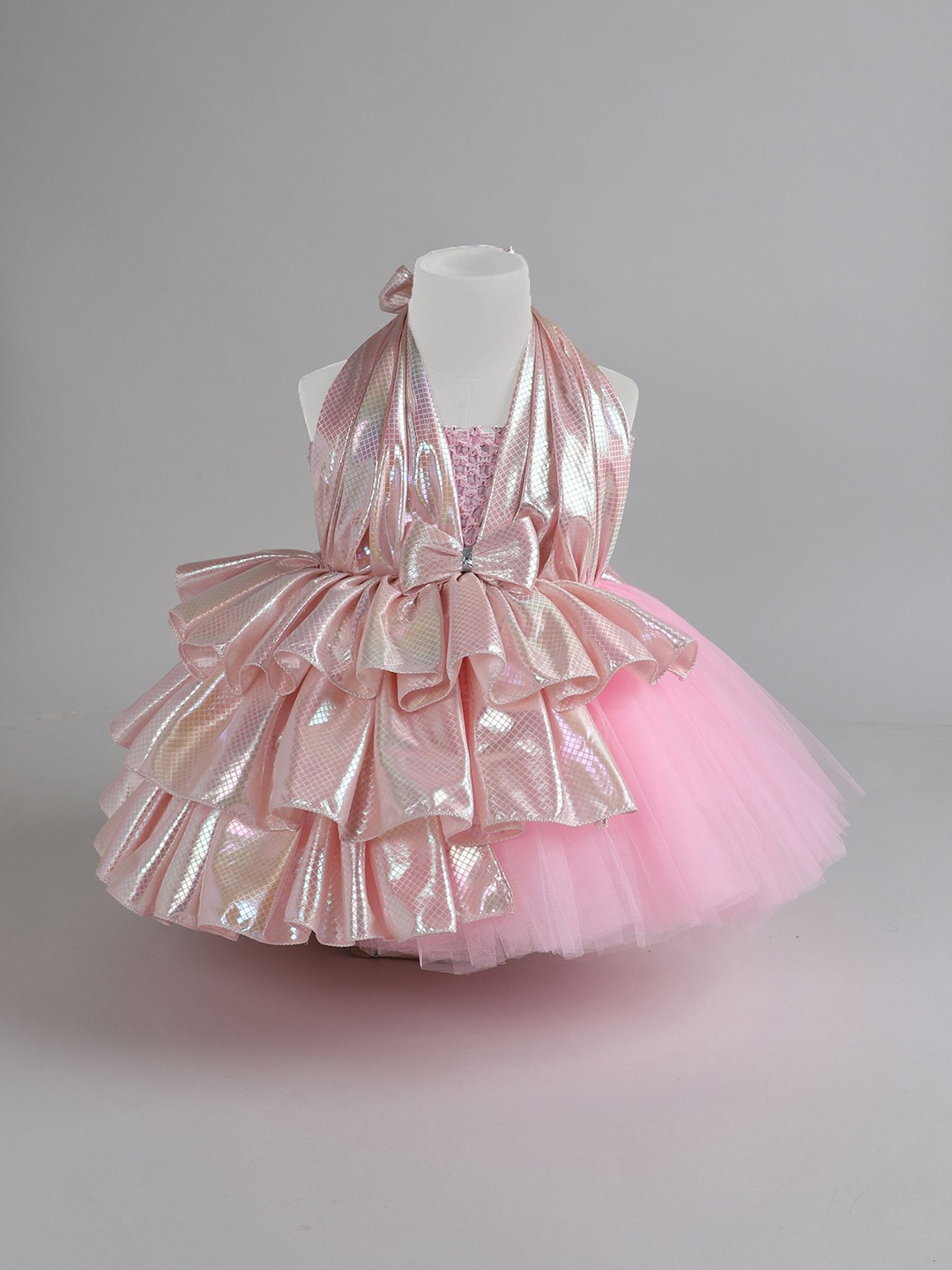 

TINY MINY ME Girls Sleeveless Gown Dress, Pink