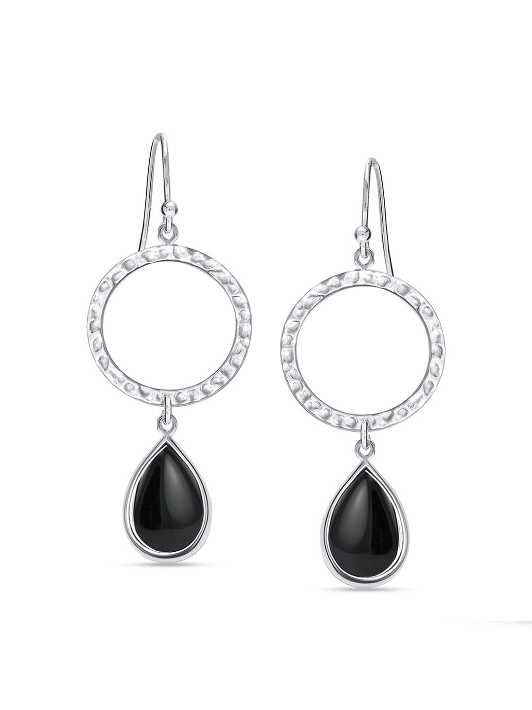 

LeCalla Contemporary Drop Earrings, Silver