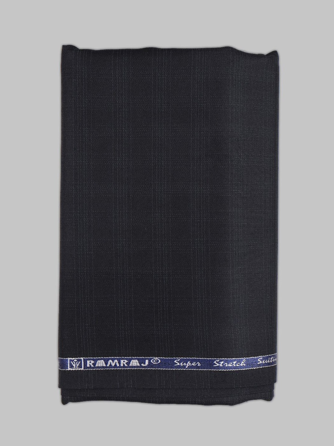 

Ramraj Men Checked Unstitched Trouser Fabric, Navy blue