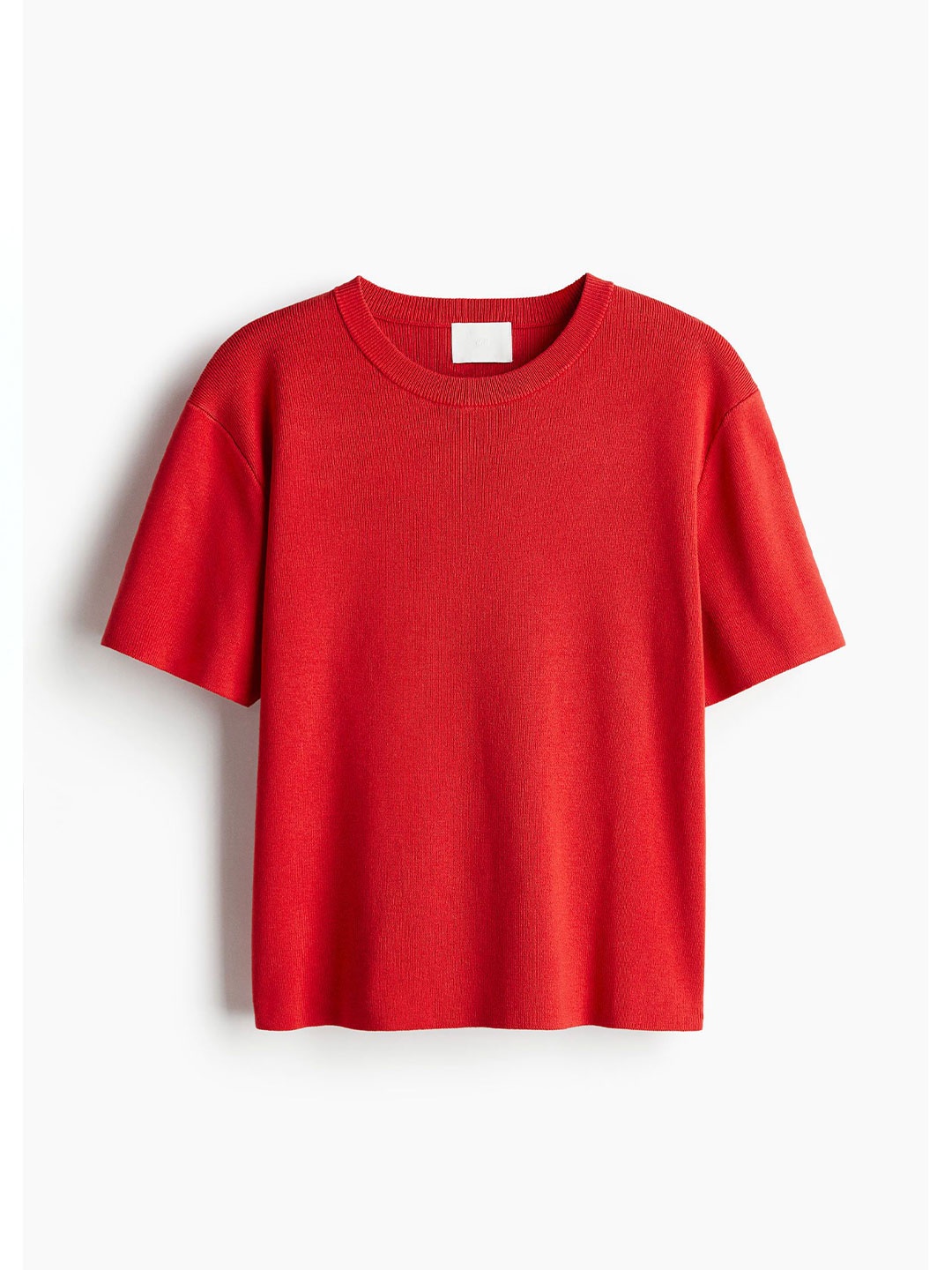 

H&M Fine-Knit T-Shirt, Red