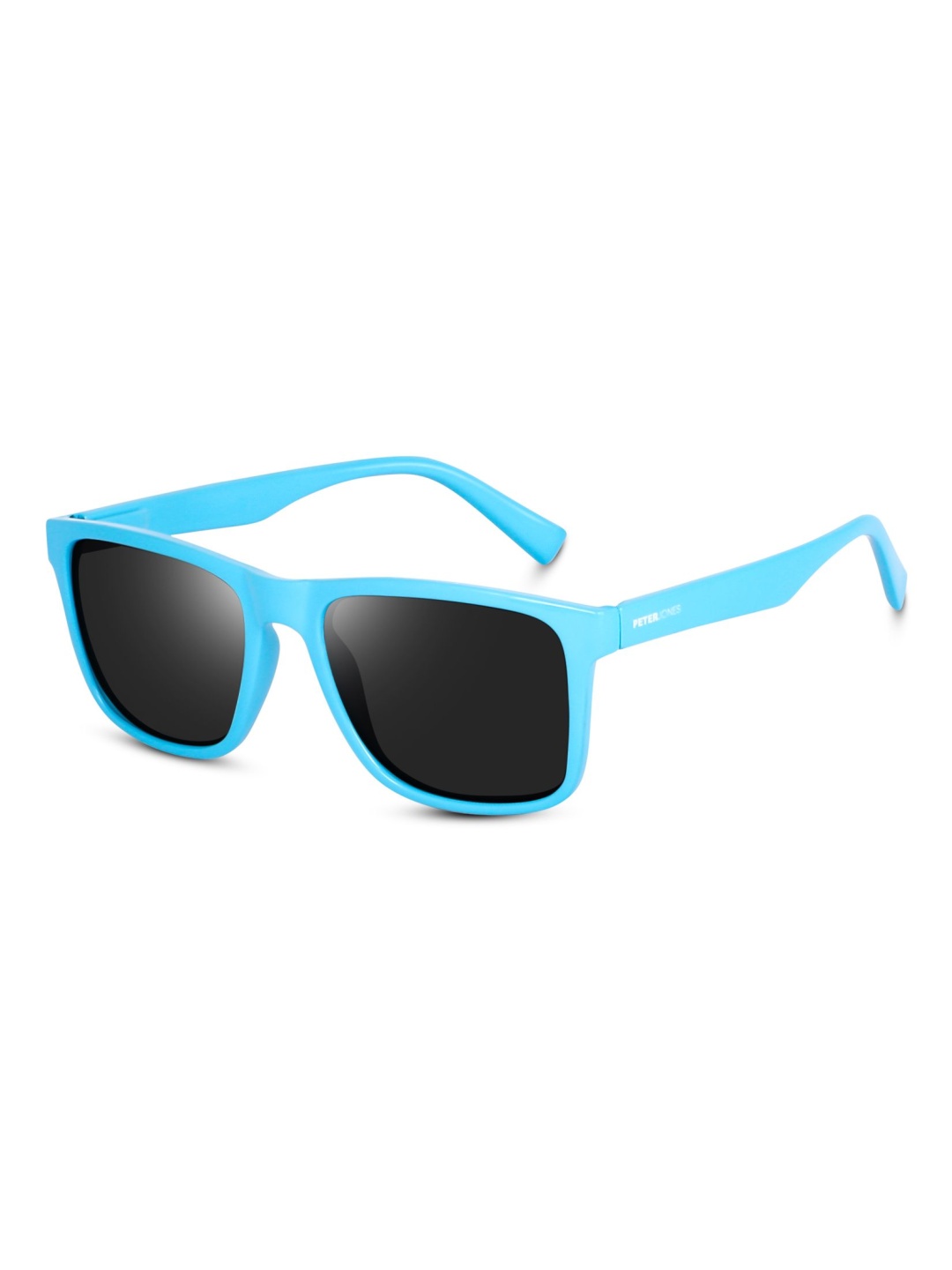 

Peter Jones Eyewear Unisex Square Sunglasses with Polarised Lens PO6088BL-Blue, Black