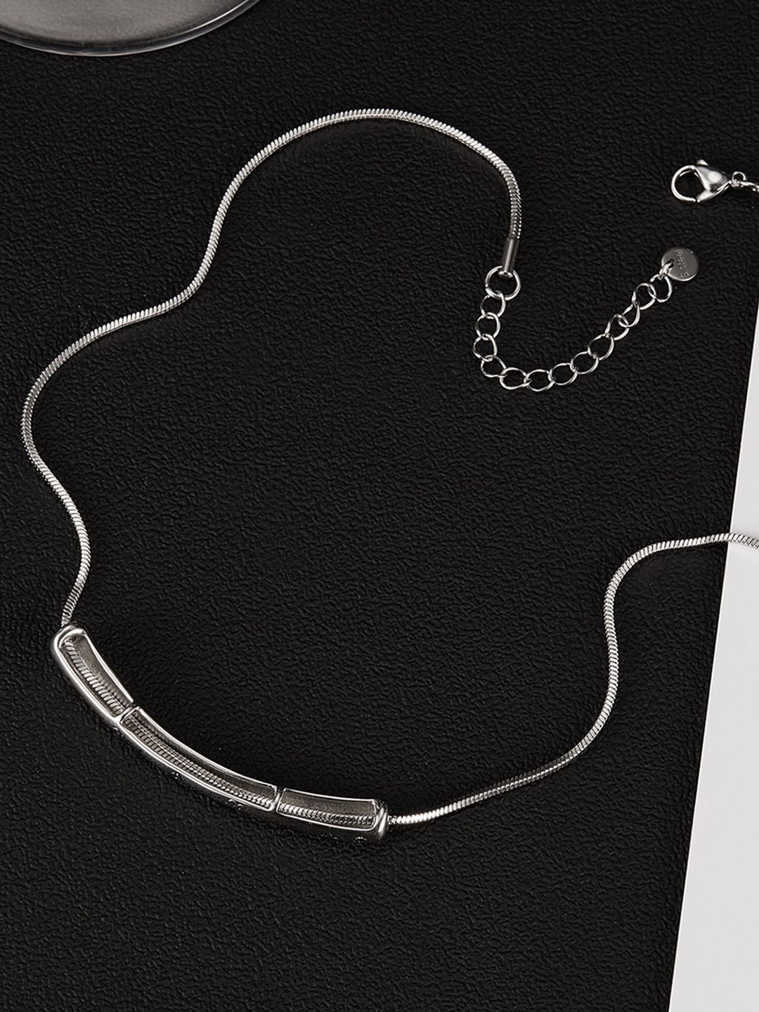 

Peora Silver-Plated Stainless Steel Minimal Chain