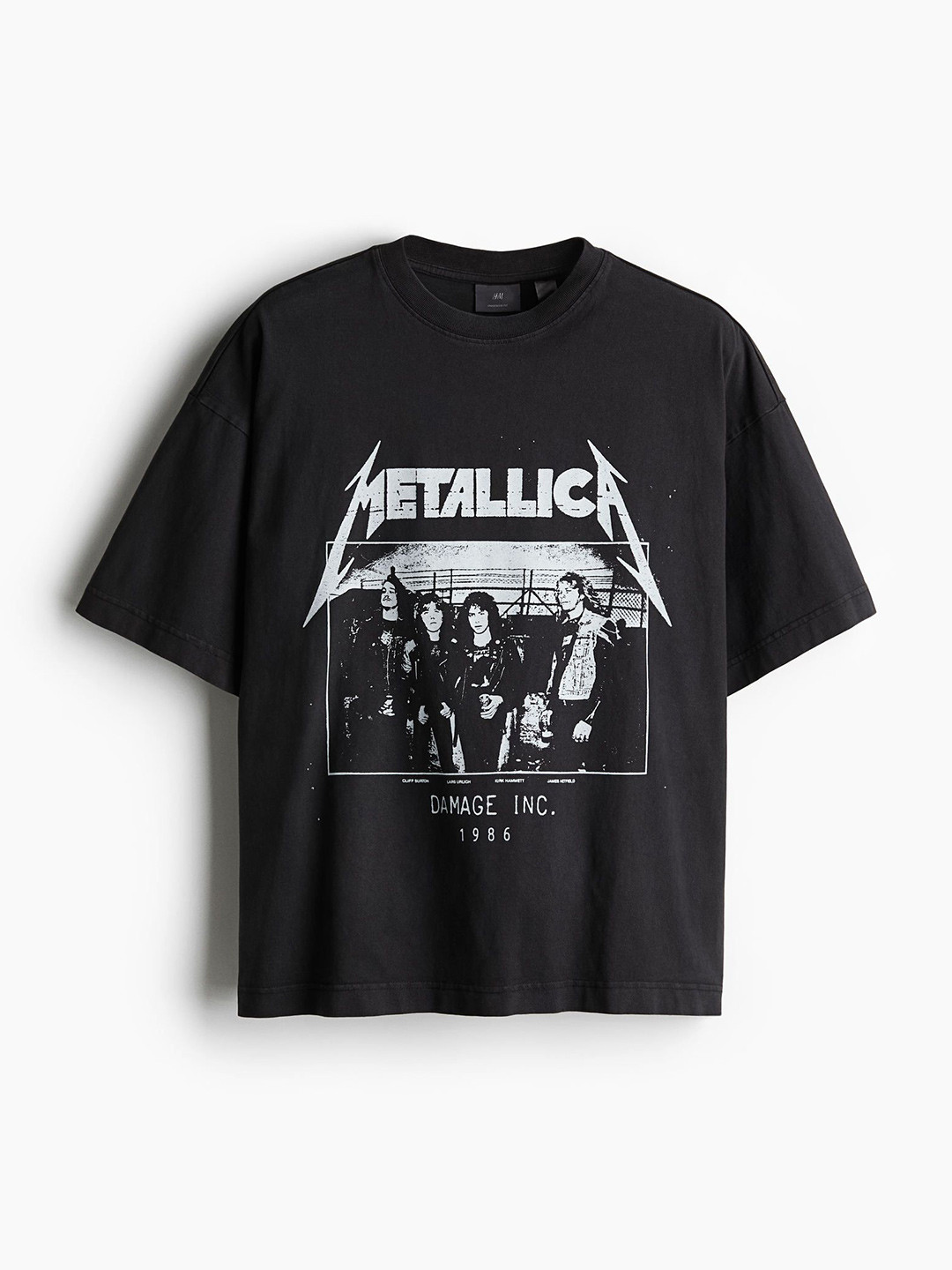 

H&M Oversized Fit T-Shirt, Black