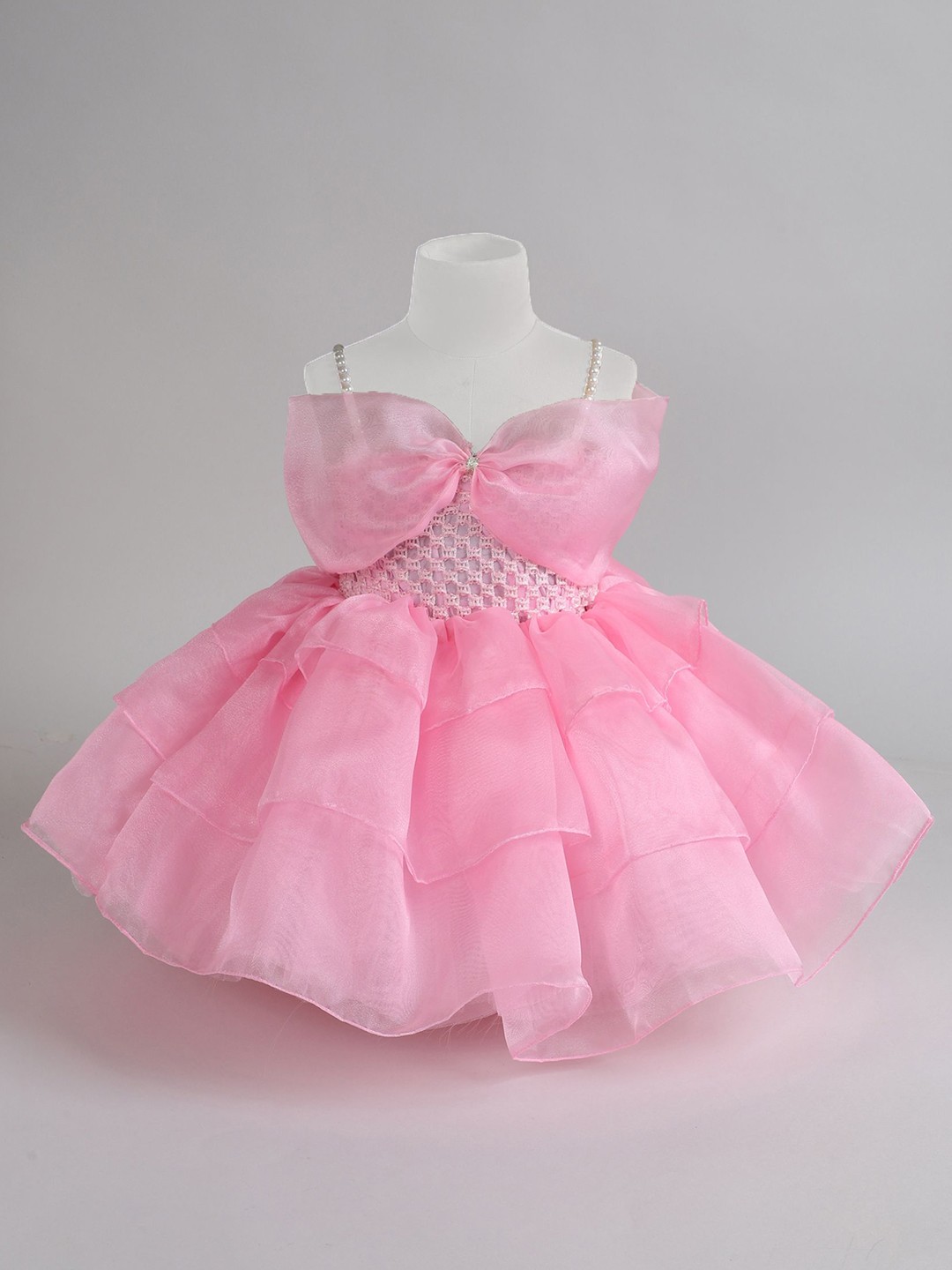 

TINY MINY ME Girls Sleeveless Gown Dress, Pink