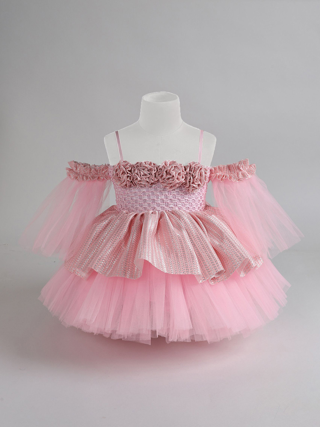 

TINY MINY ME Girls Sleeveless Gown Dress, Pink