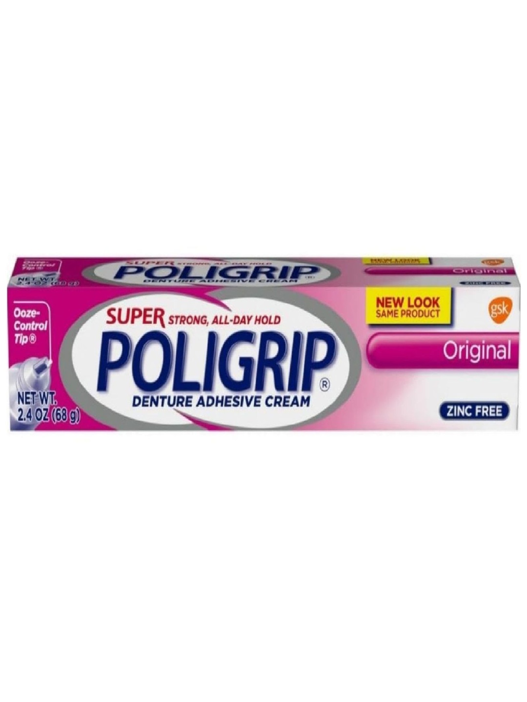 

Poligrip Super Original Denture Adhesive Cream- 68 g, White