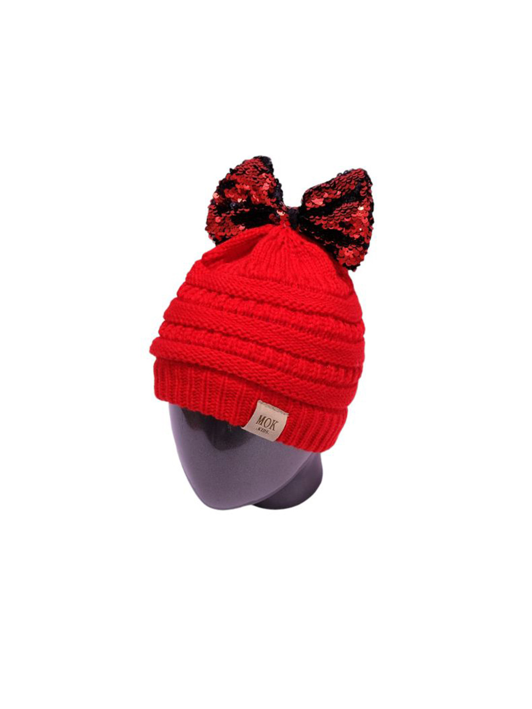 

TIPY TIPY TAP Unisex Kids Woollen Beanie, Red