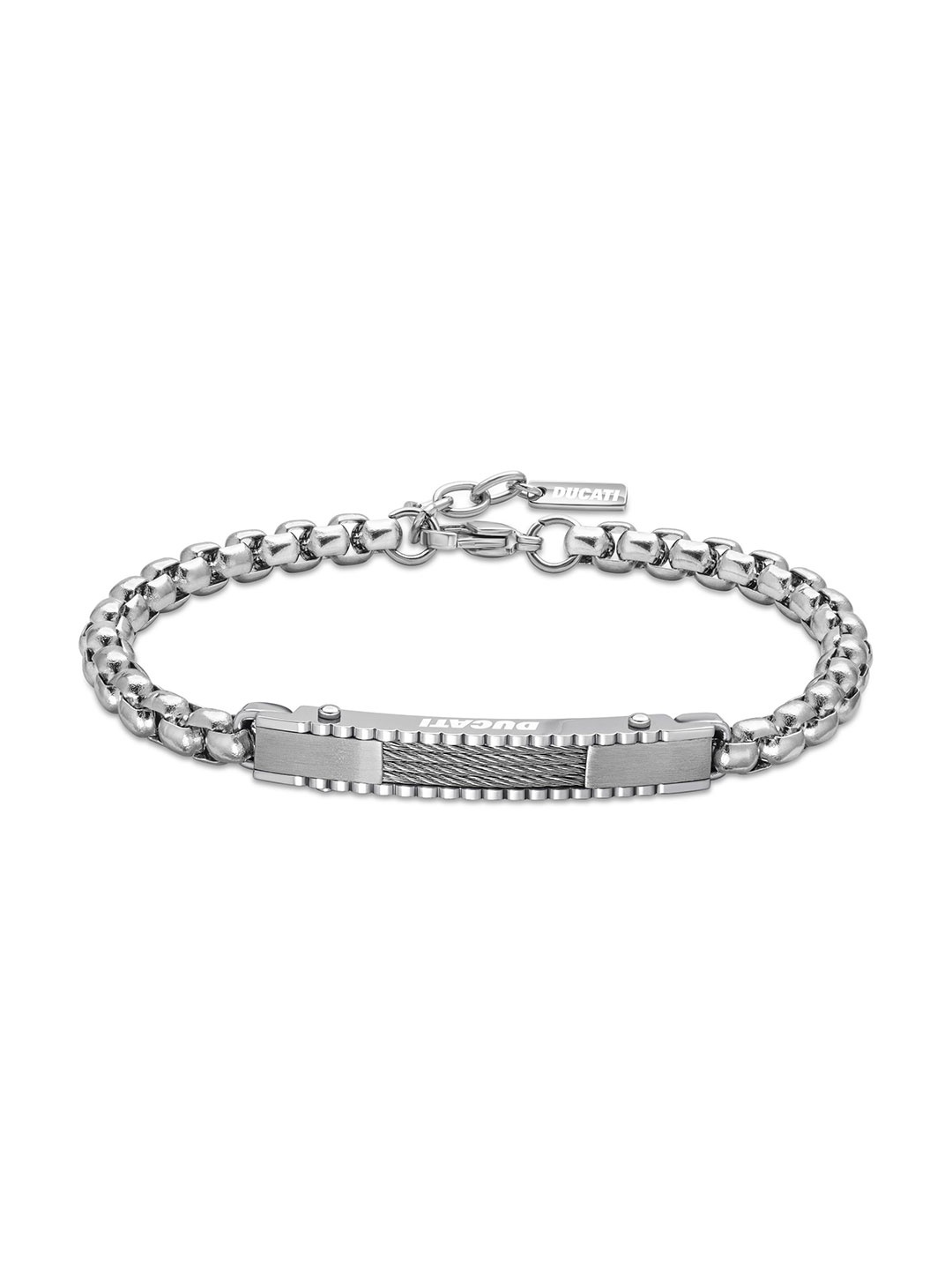 

Ducati Men TURBO Stainless Steel Wraparound Bracelet, Silver