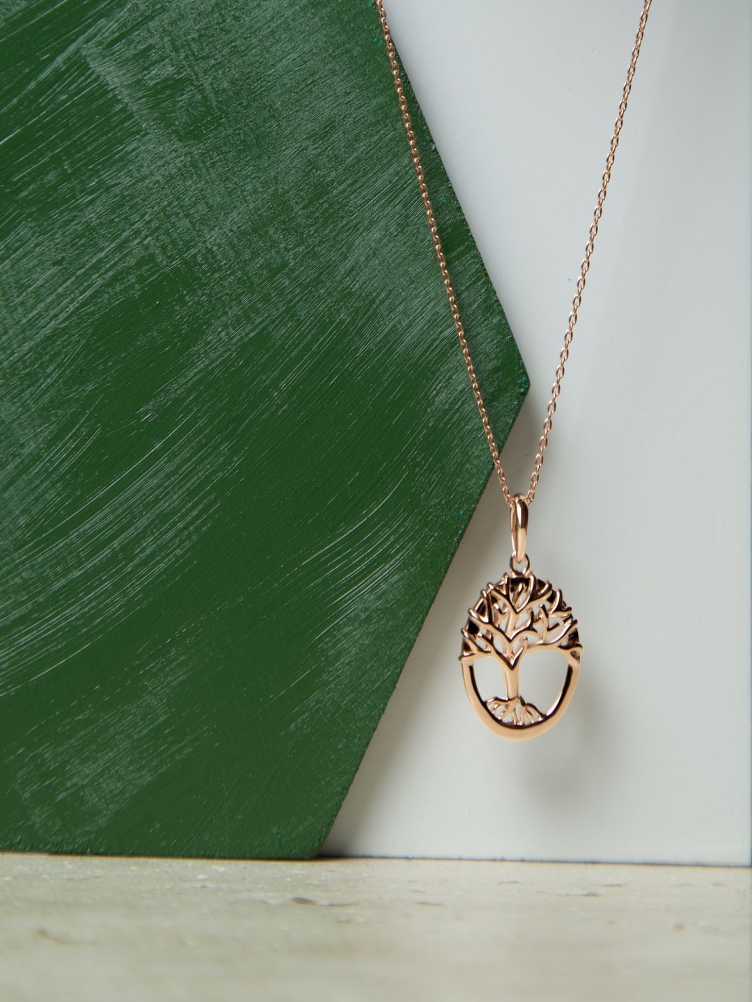 

VELVET IMPERIAL Rose Gold-Plated Circular Pendants with Chains