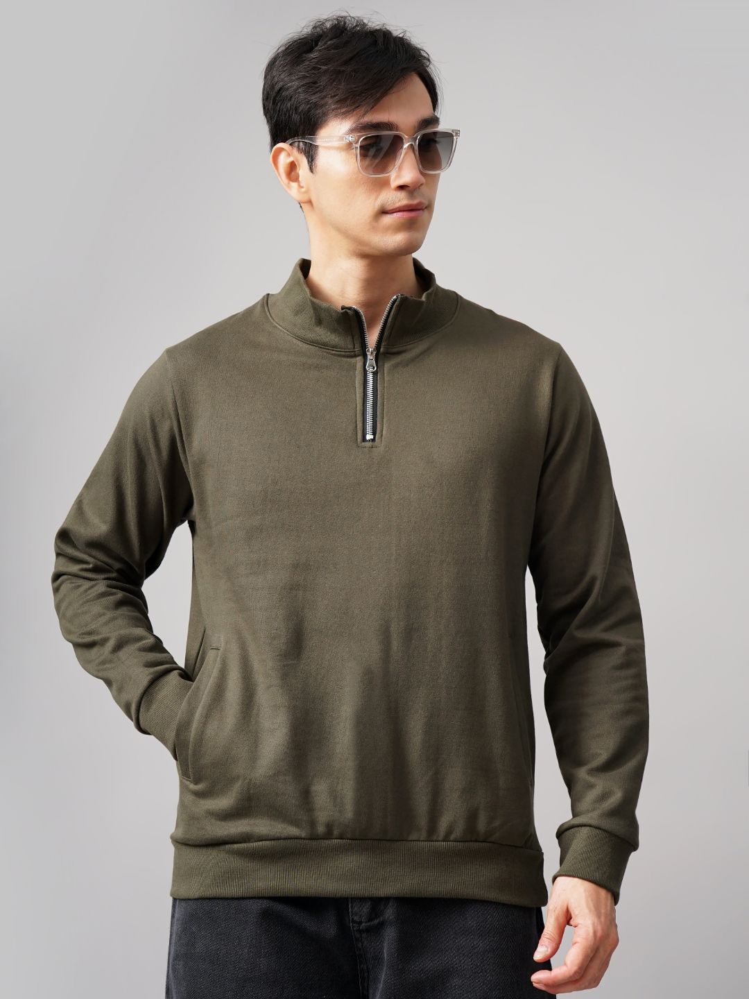 

PAUL STREET Men Sweatshirt, Olive