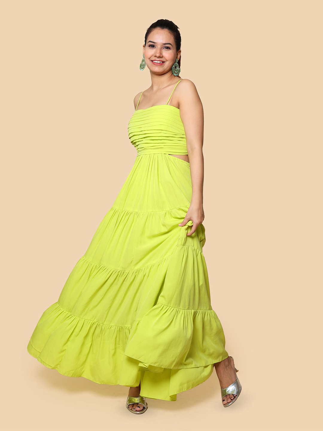 

KELLPAR Maxi Dress, Green