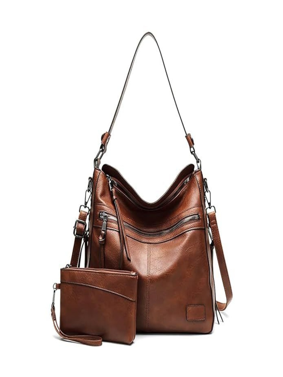 

Womanix Women Textured Structured Shoulder Bag, Tan