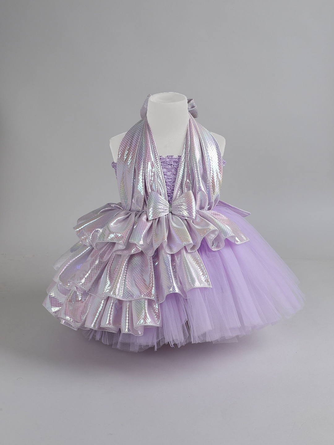 

TINY MINY ME Girls Sleeveless Gown Dress, Lavender
