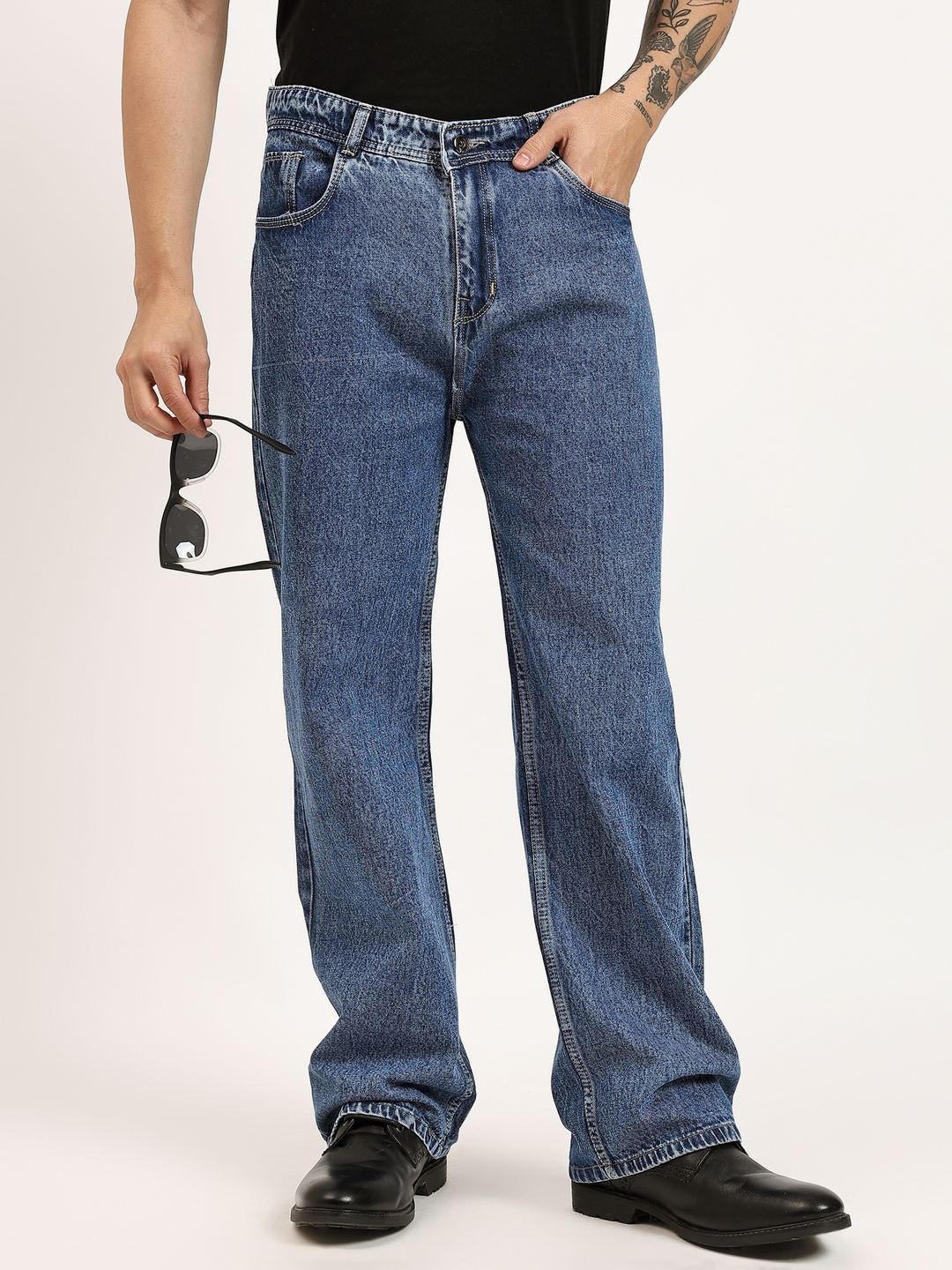 

Nineninety Men Mid-Rise Comfort Jeans, Blue