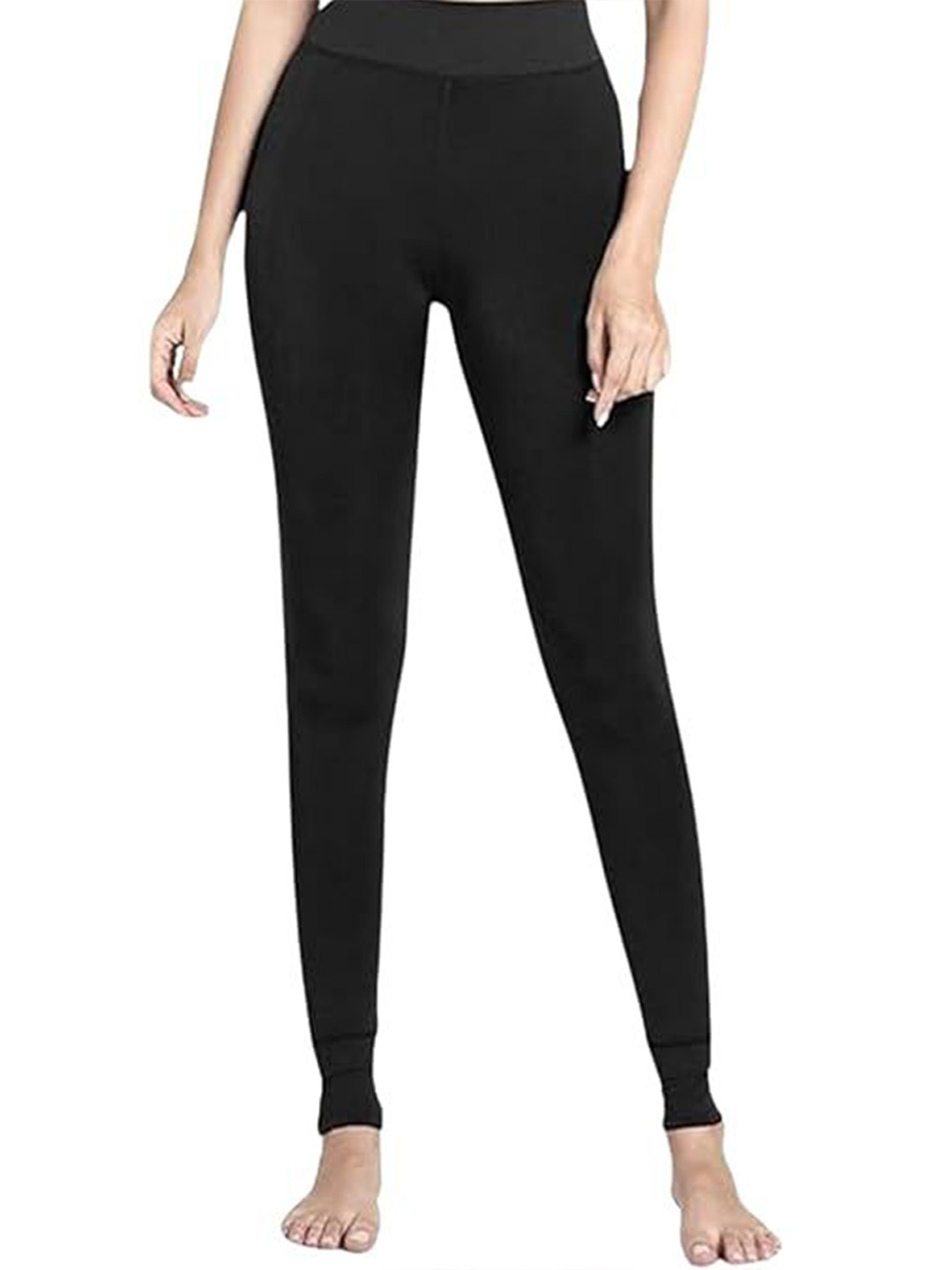 

BRACHY Women Velvet Thermal Winter Legging, Black