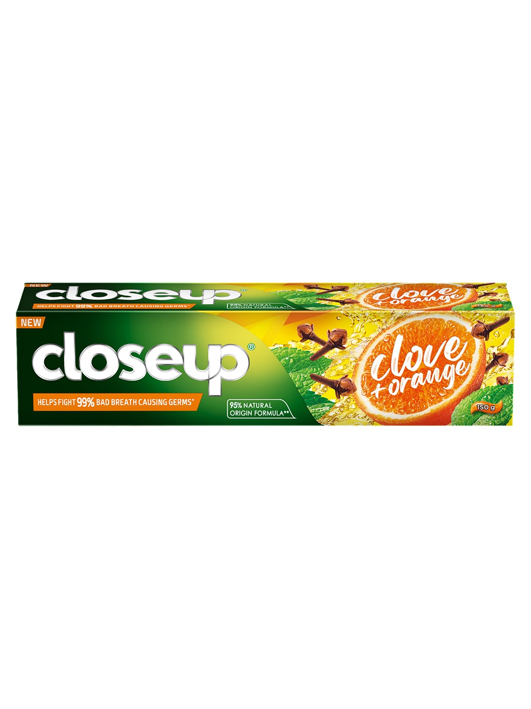 

Closeup Clove & Orange Toothpaste For Fresh Breath - 150g, Green