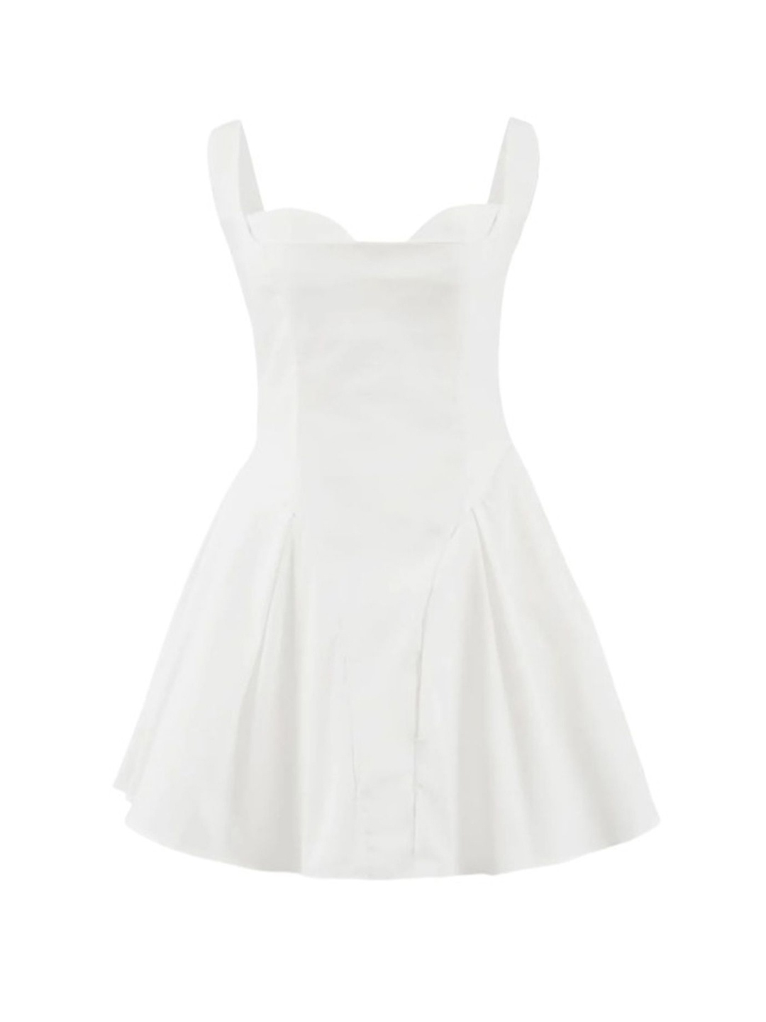 

LULU & SKY Women Sleeveless Fit & Flare Dress, White