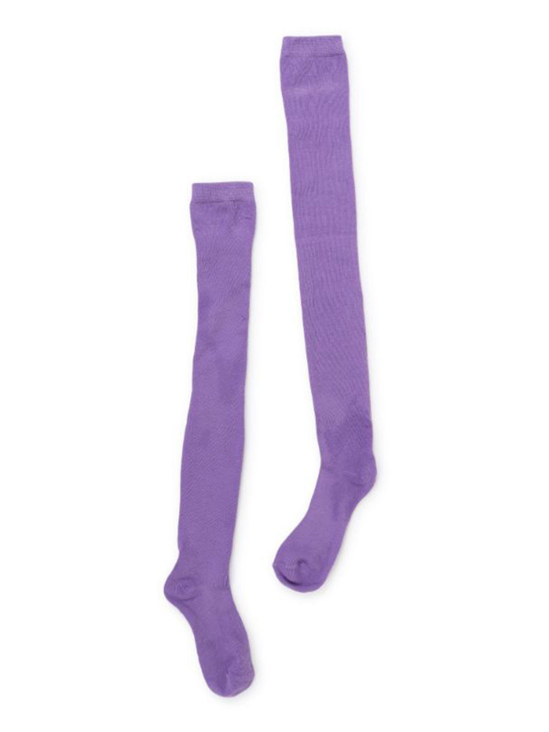 

TIPY TIPY TAP Kids Cotton Thigh High Socks, Purple