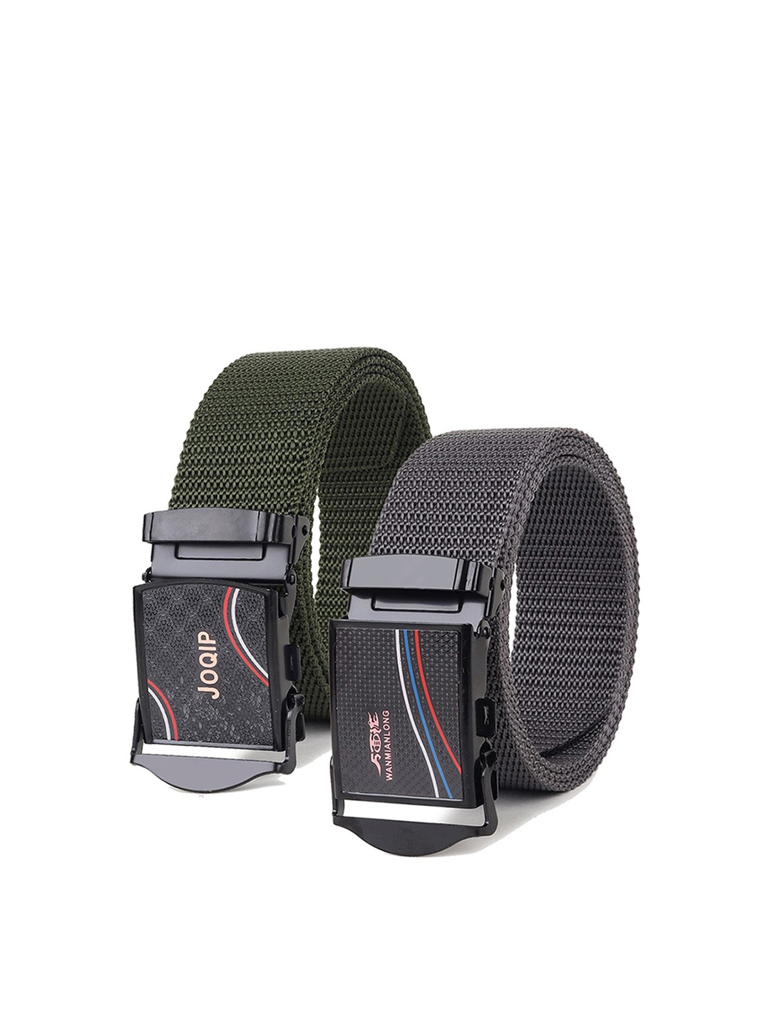 

Provogue Men Textured 2 Belt, Green