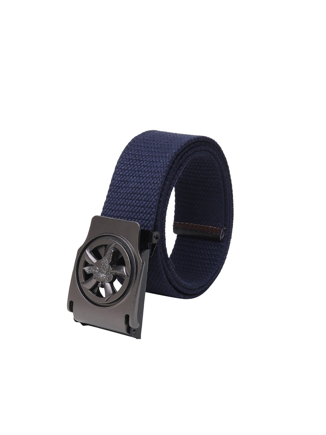 

Metronaut Men Textured Belt, Blue