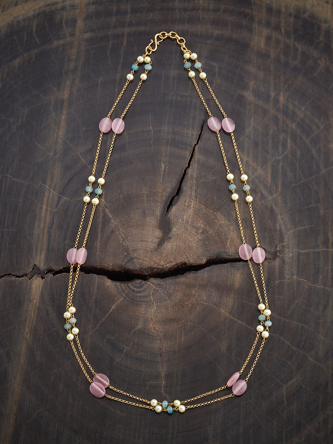 

Kushal's Fashion Jewellery Copper Gold-Plated Antique Necklace