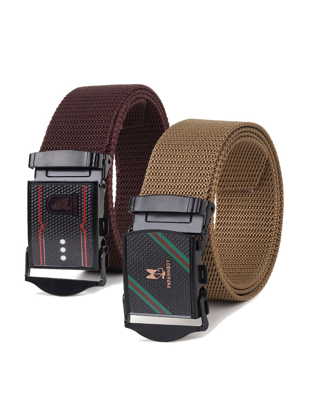 

Provogue Men Textured 2 Belt, Brown