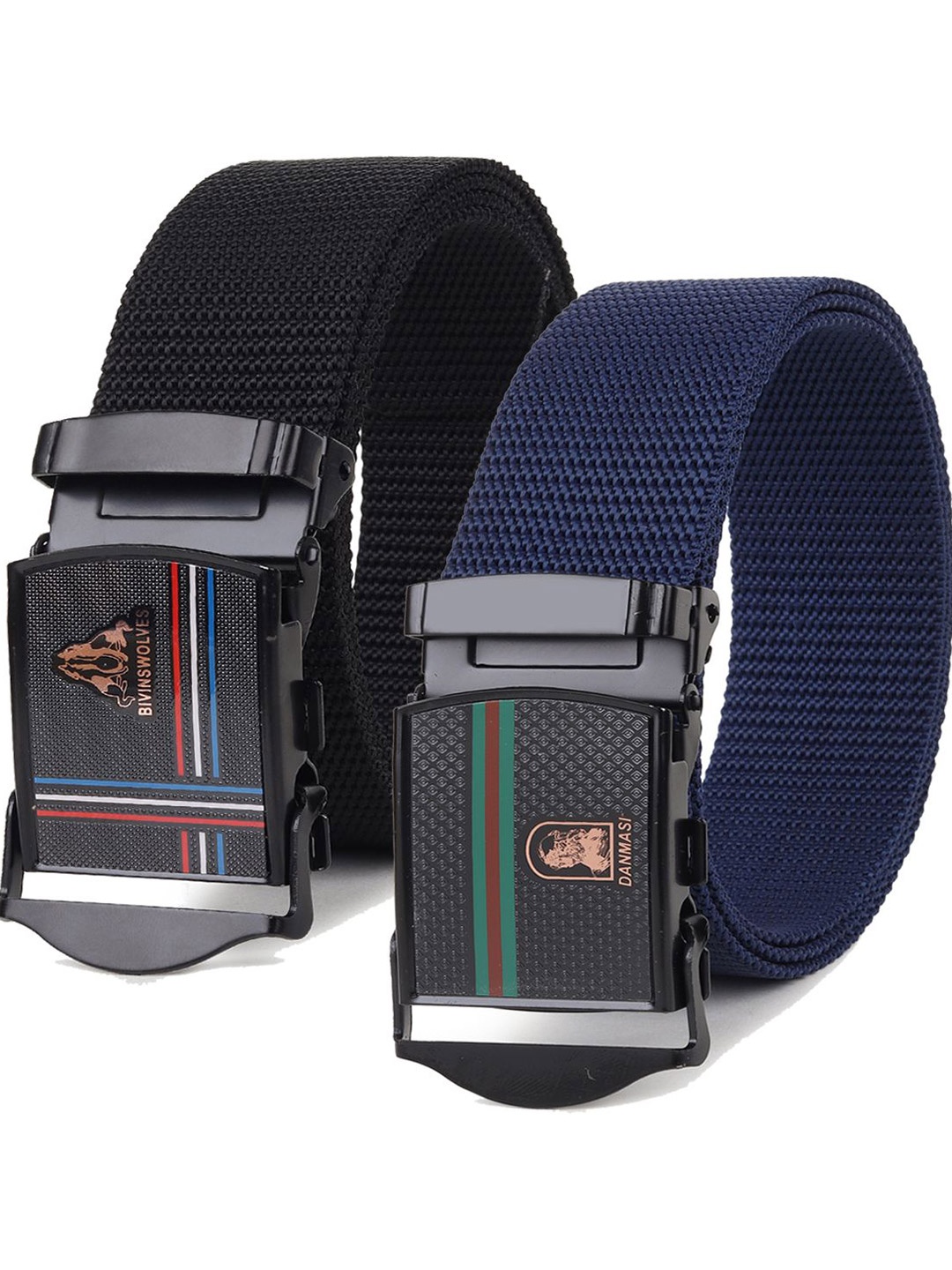 

Provogue Men Textured 2 Belt, Black