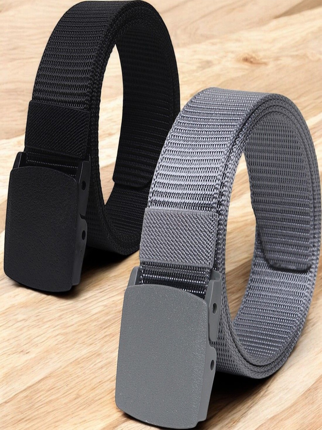 

Provogue Men Pack Of 2 Textured Belt, Grey