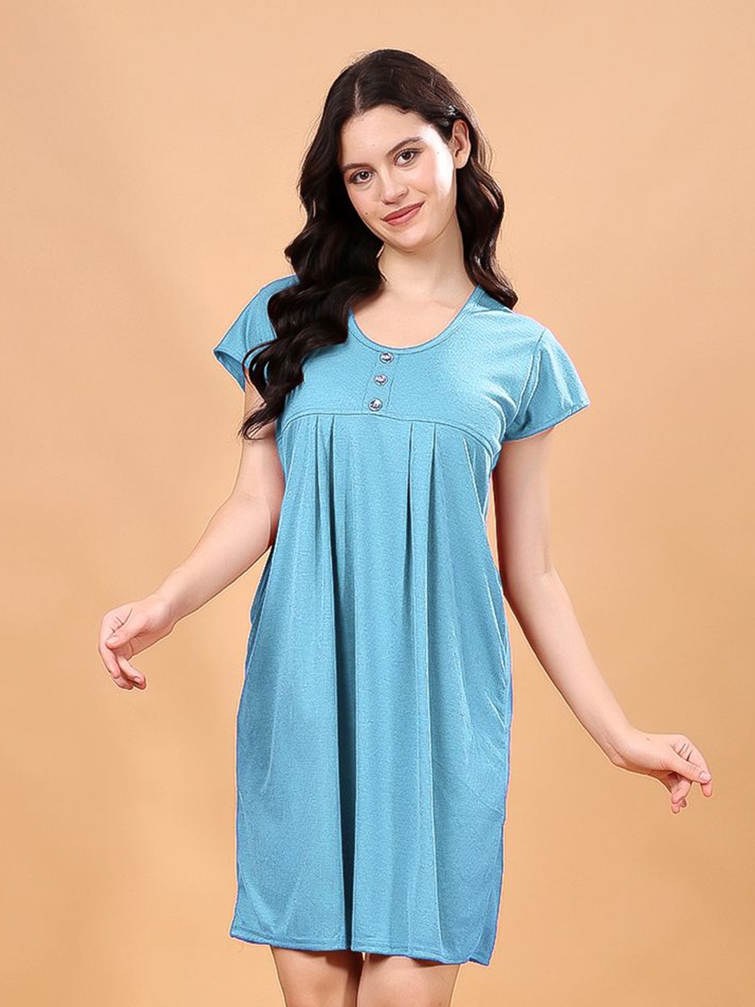 

NIGHT KEYS Nightdress, Blue