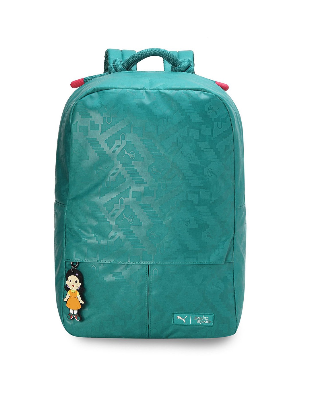 

Puma x Squid Game Unisex Brand Logo Printed Backpack, Green