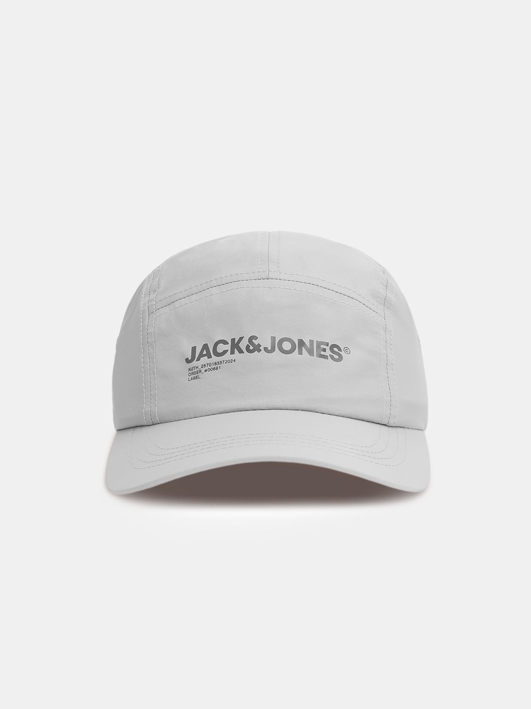 

Jack & Jones Men Printed Baseball Cap, Grey