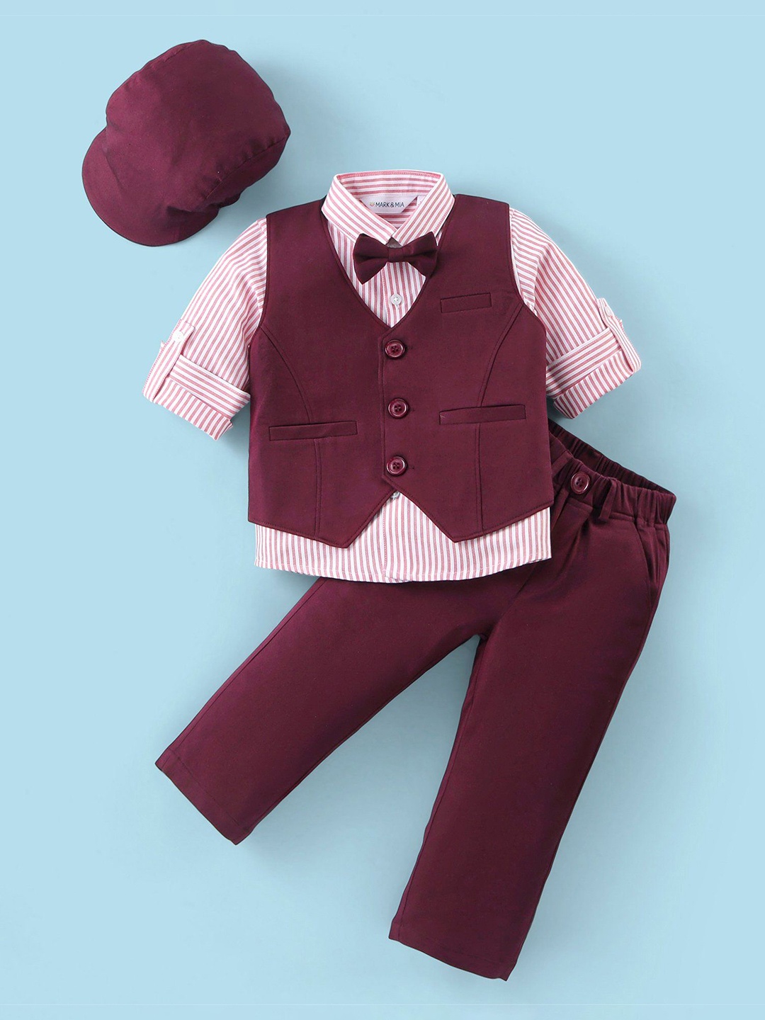 

Mark & Mia Boys 3 Piece Suit, Maroon