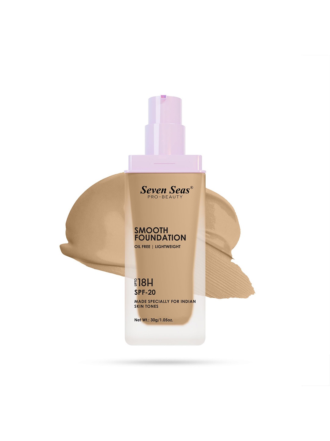 

Seven Seas Smooth Oil Free & Lightweight Foundation- SPF-20 - 30 g - Sun Beige 06