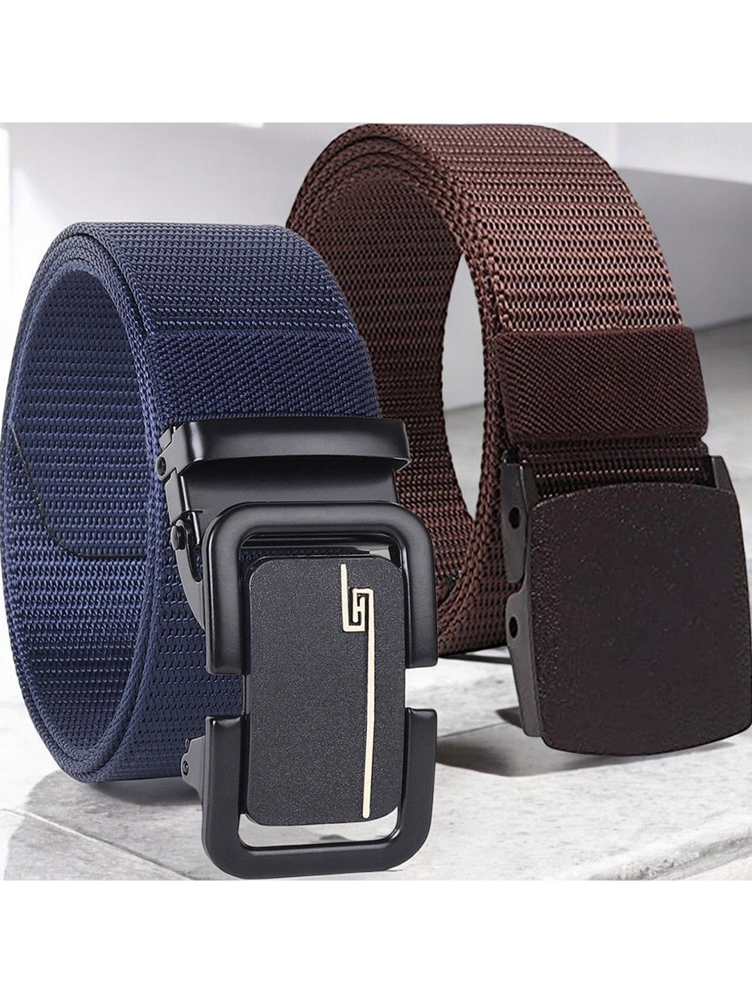 

Provogue Men Textured 2 Belt, Multi