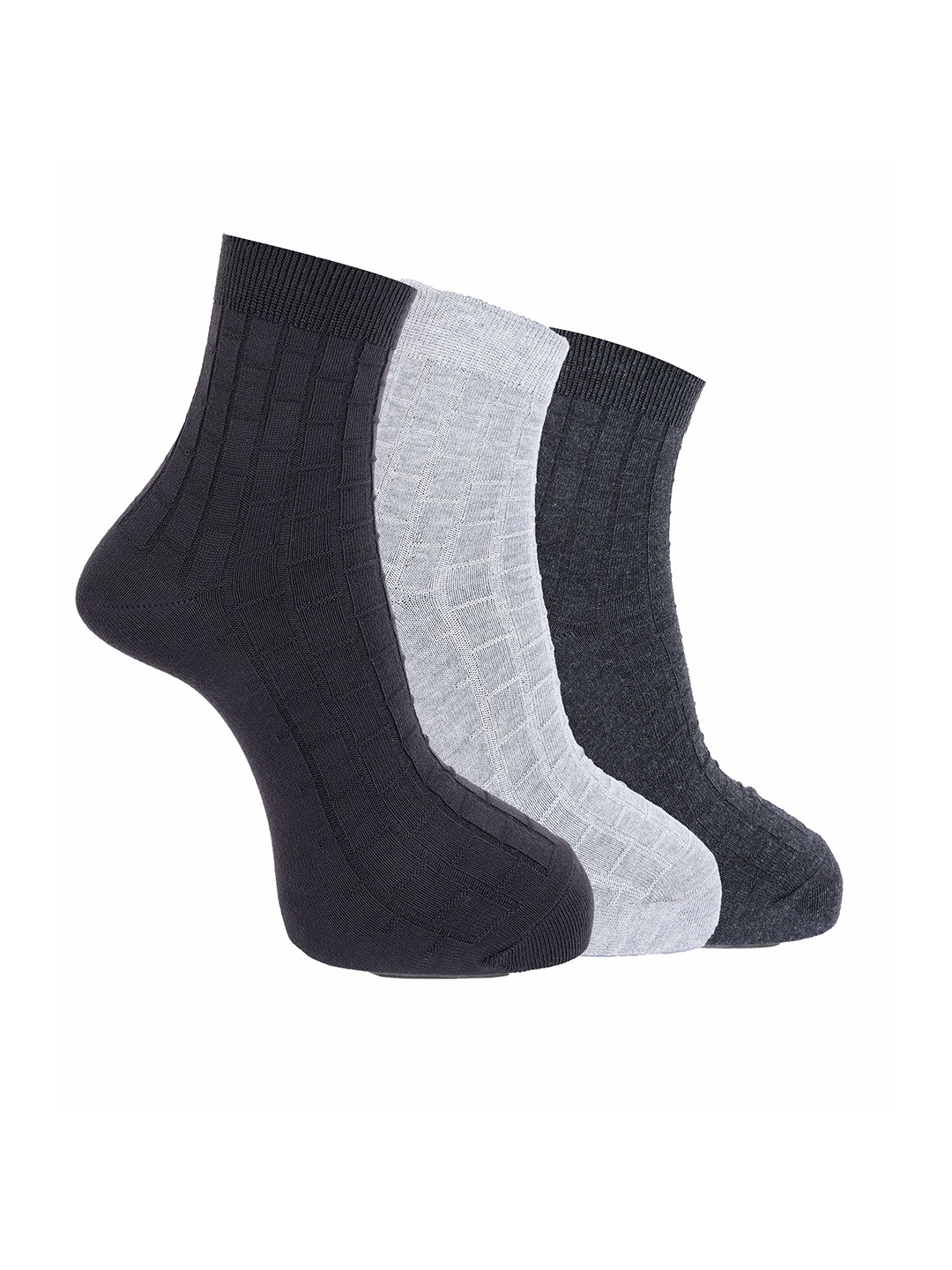 

Dollar Men Pack of 3 Ankle Length Socks, White