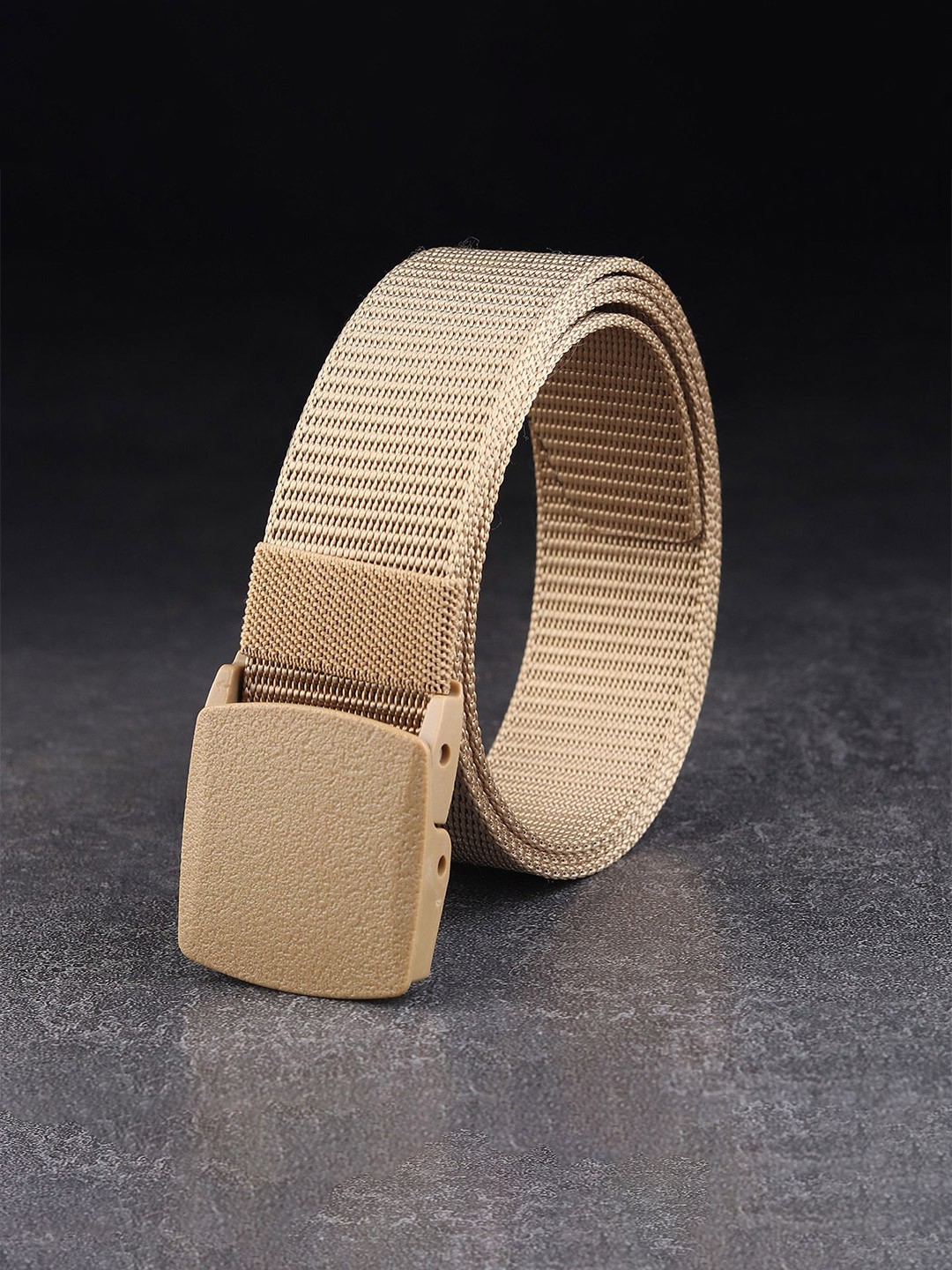 

Provogue Men Pack of 2 Woven Design Belts, Navy blue