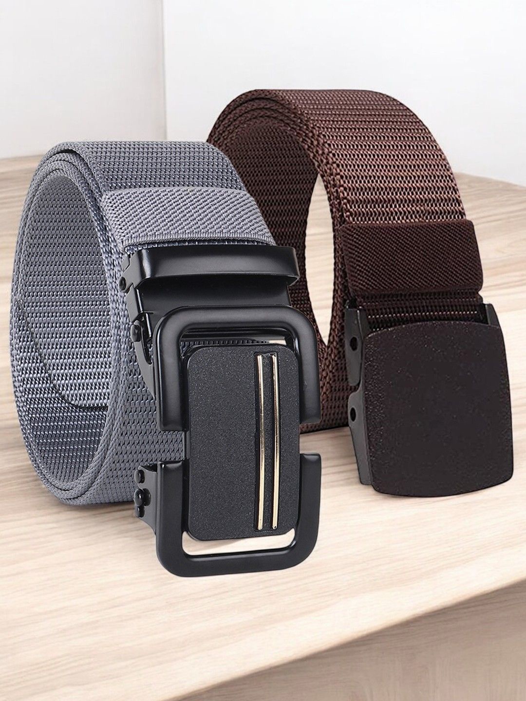 

Provogue Men Textured 2 Belt, Grey