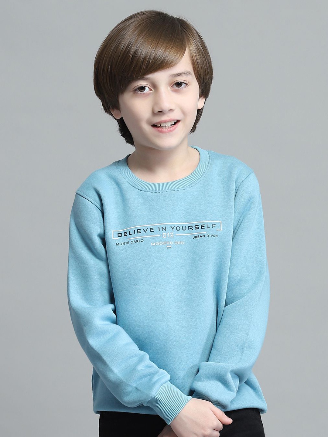 

Monte Carlo Boys Printed Sweatshirt, Blue