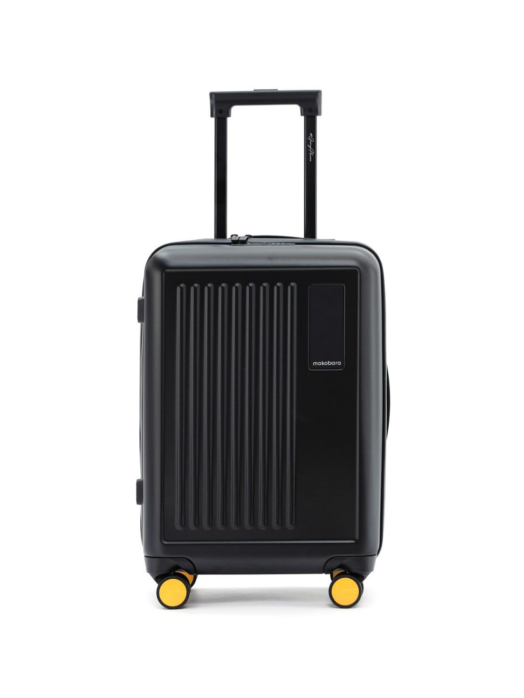 

MOKOBARA The Transit Luggage Hard Sided Cabin Trolley Bag, Black
