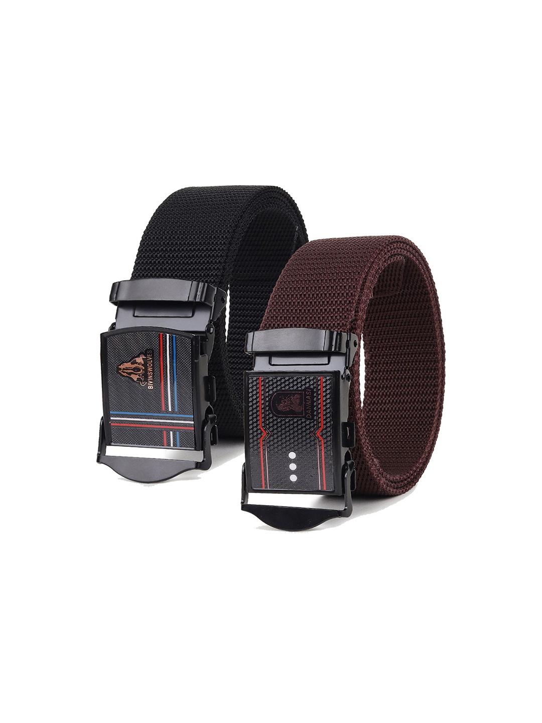 

Provogue Men Textured 2 Belt, Black