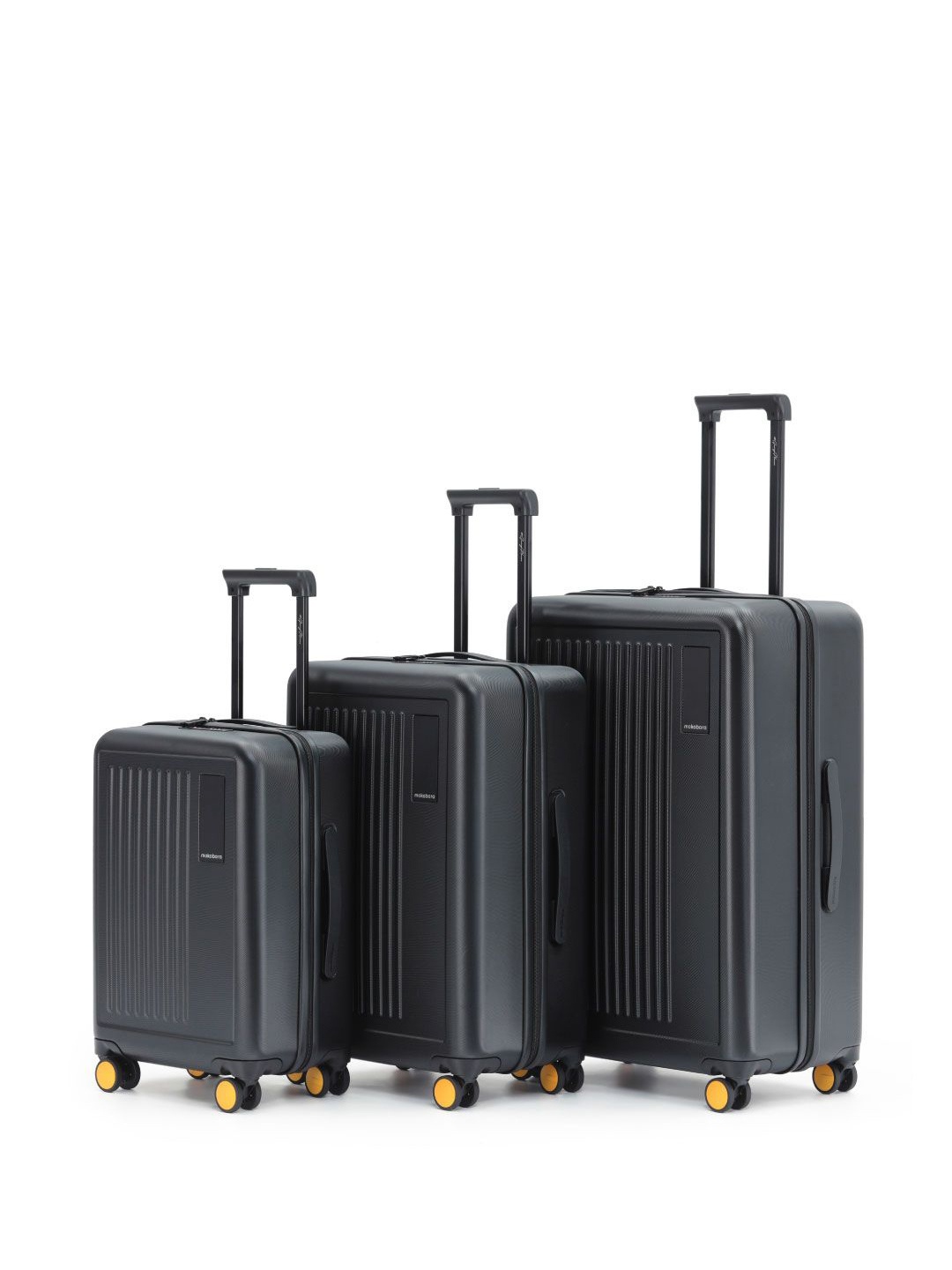 

MOKOBARA The Transit Luggage - Set of 3, Black