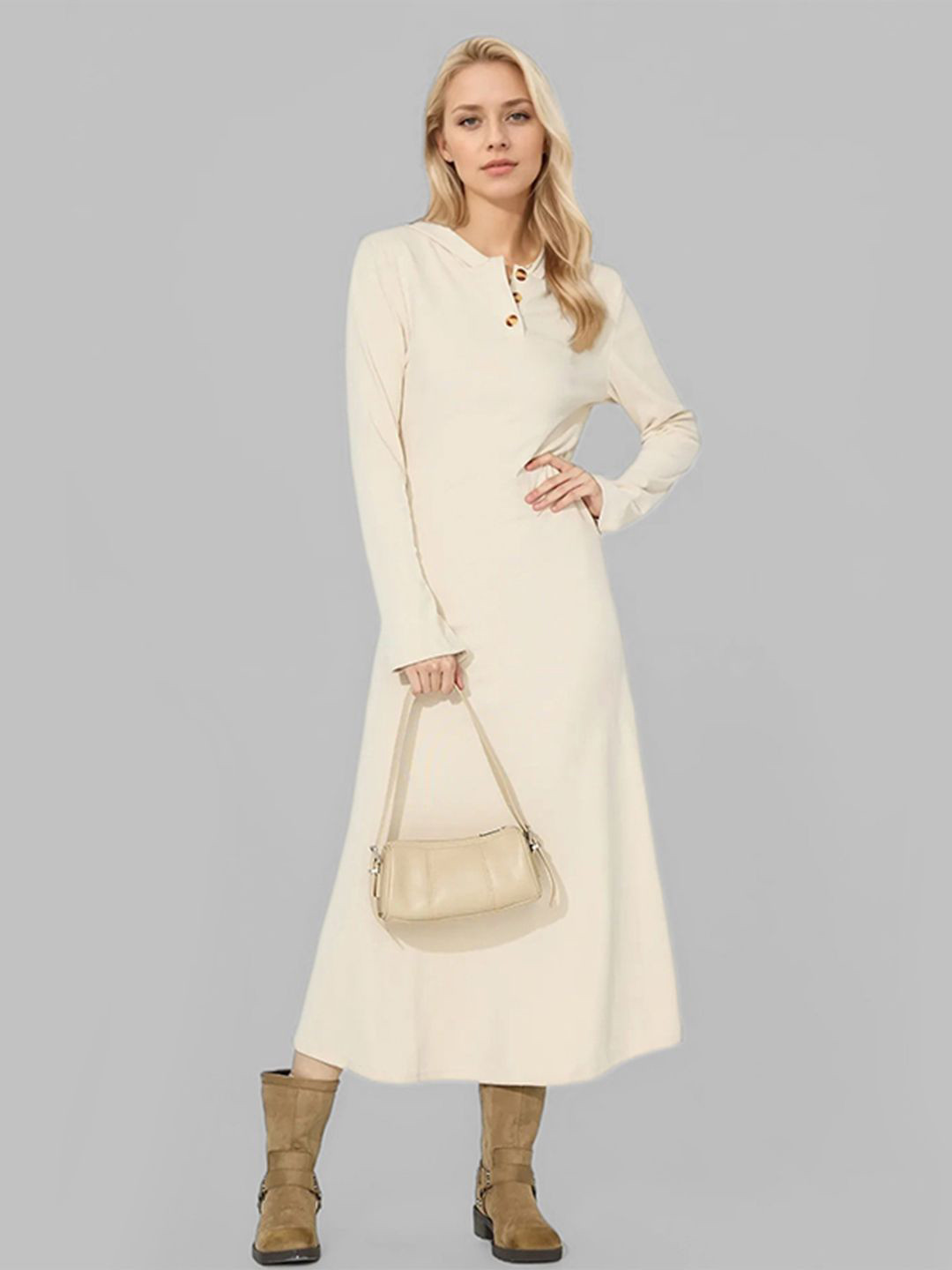 

StyleCast Empire Midi Dress, Off white