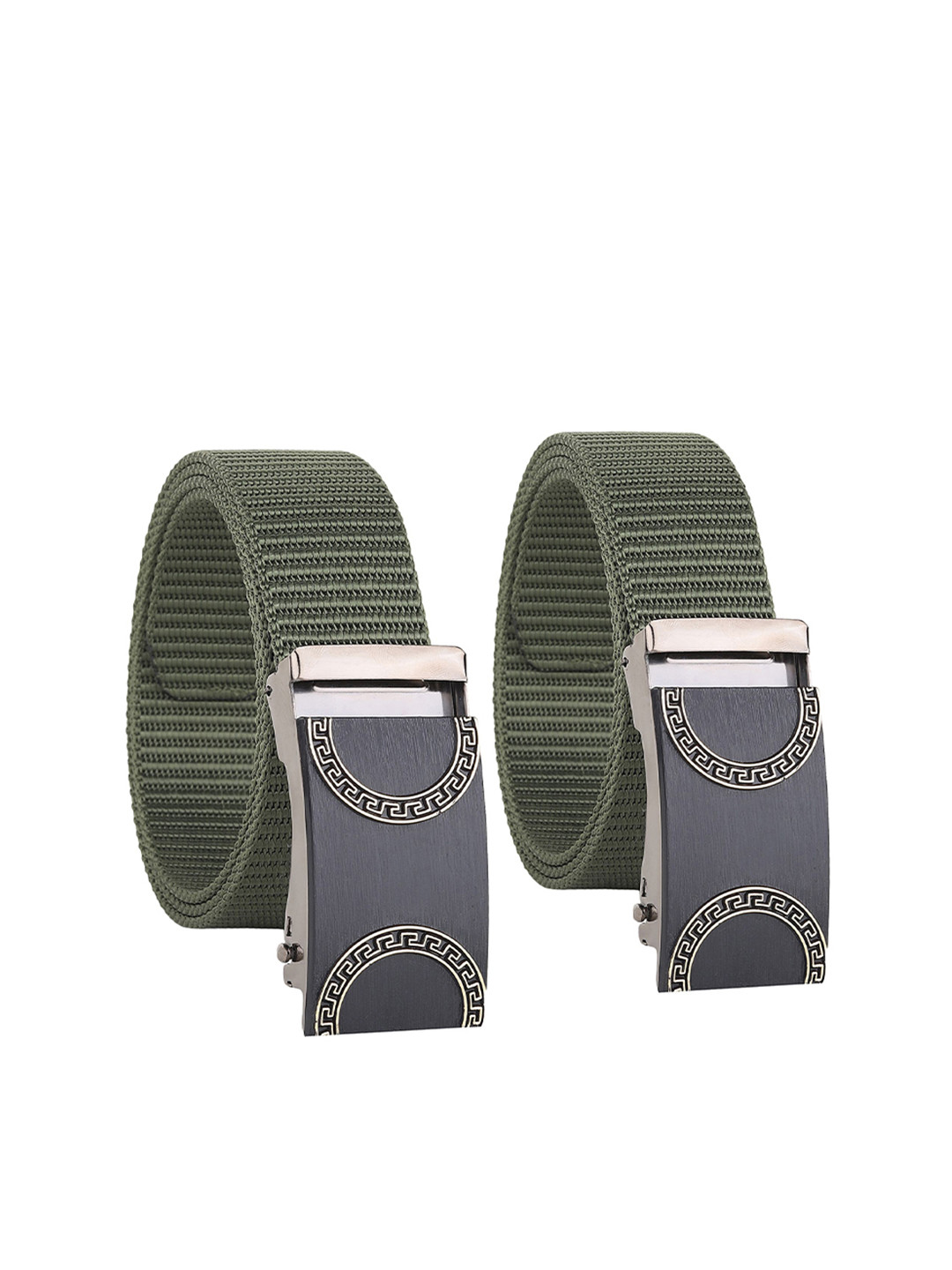 

Provogue Men Textured 2 Belt, Green