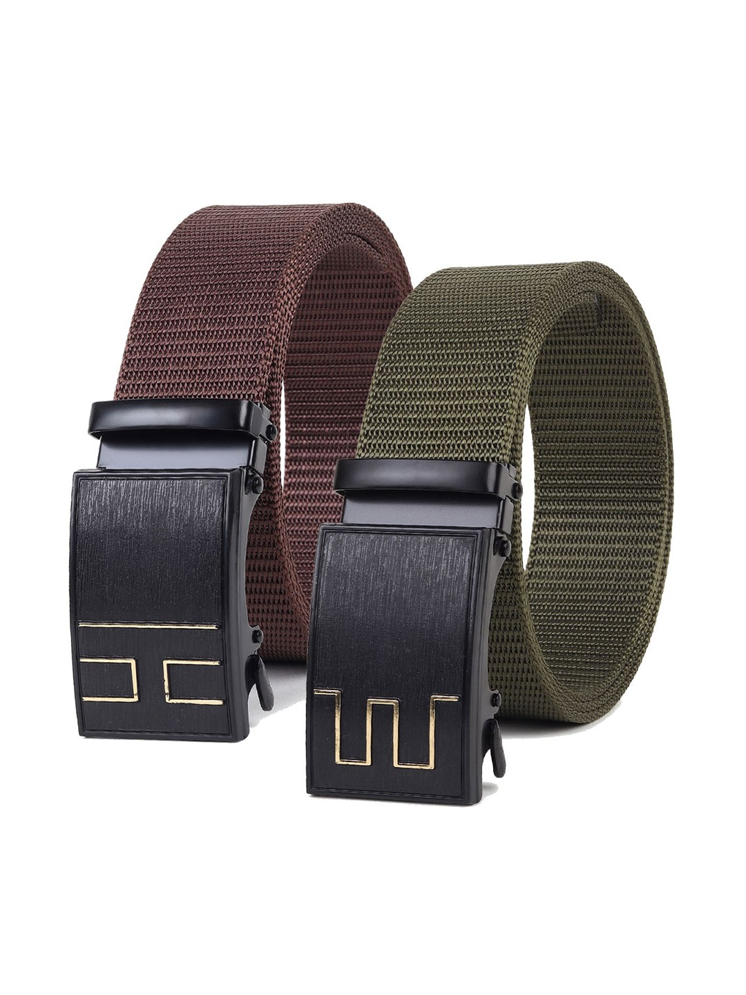 

Provogue Men Textured 2 Belt, Brown