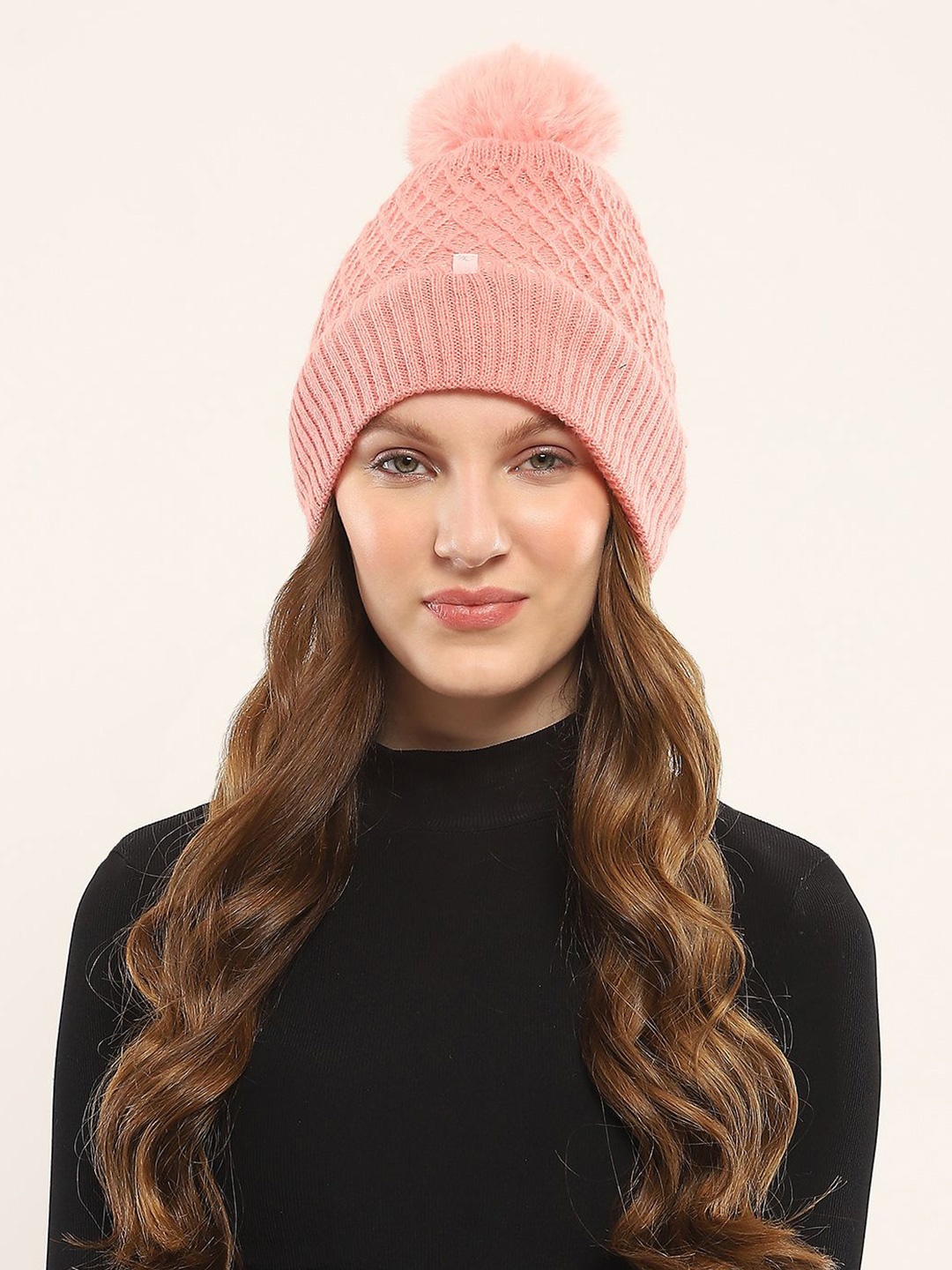 

Monte Carlo Women Woollen Beanie, Pink