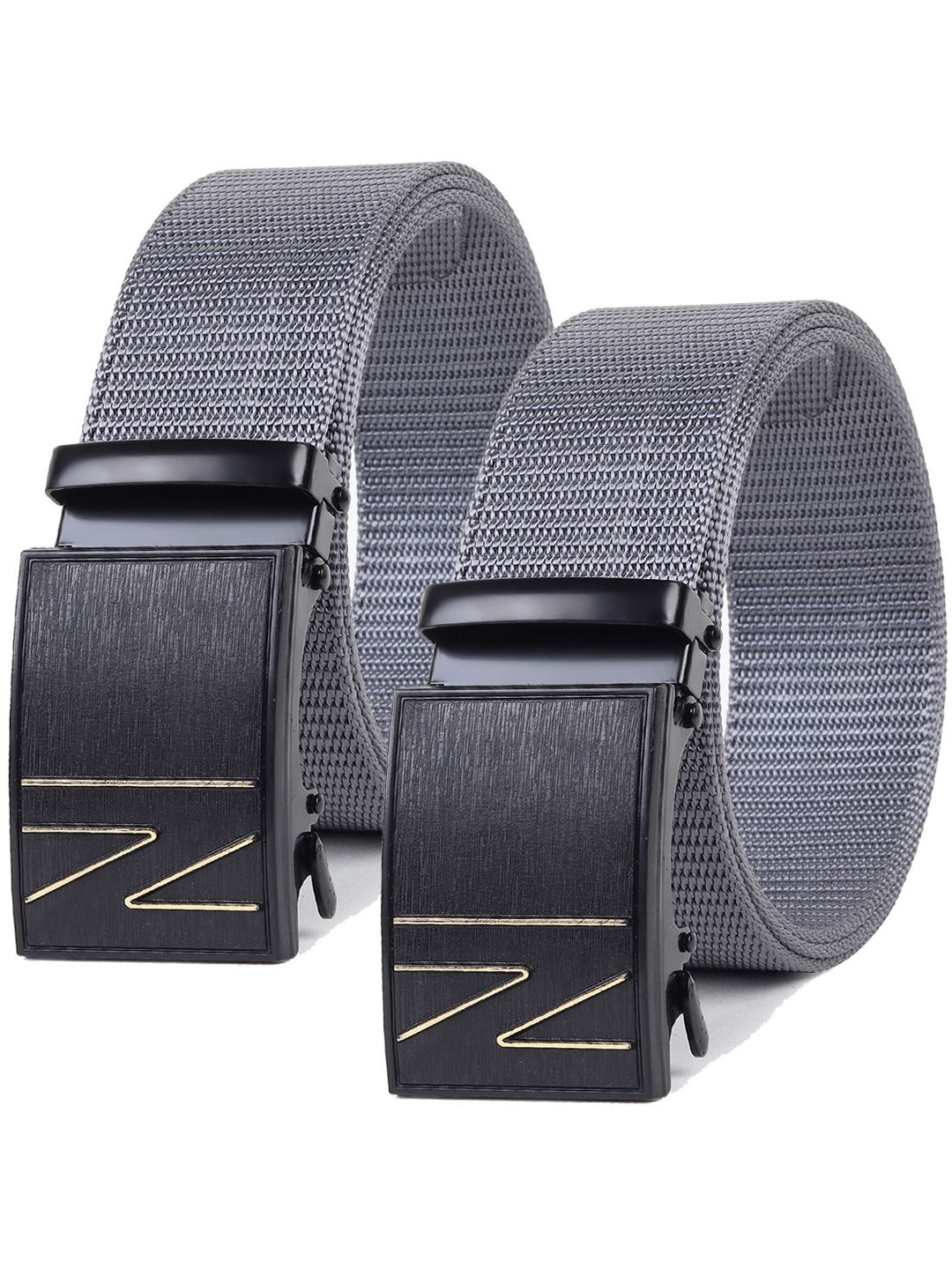 

Provogue Men Textured 2 Belt, Grey