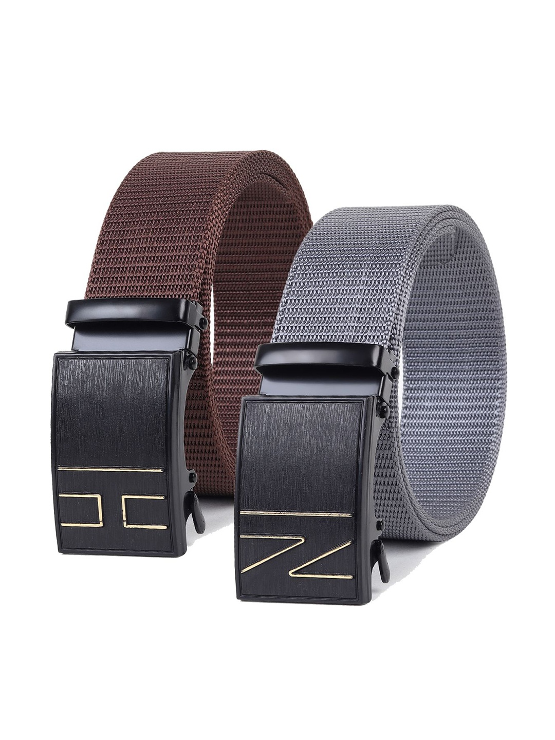 

Provogue Men Textured 2 Belt, Grey