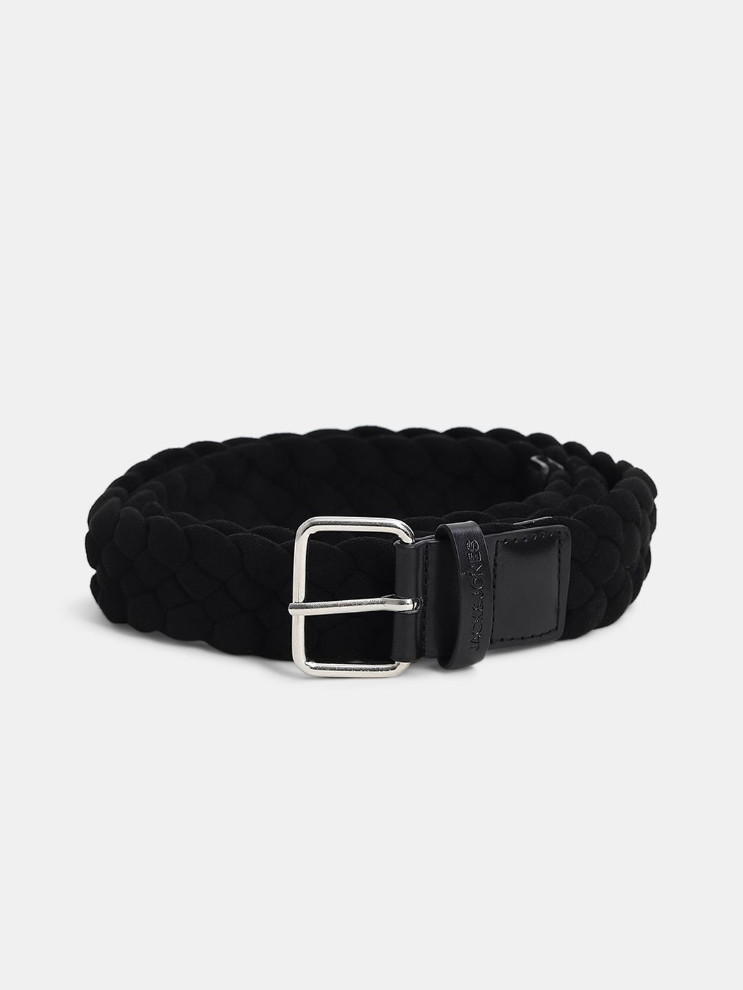 

Jack & Jones Men Woven Design Belt, Black